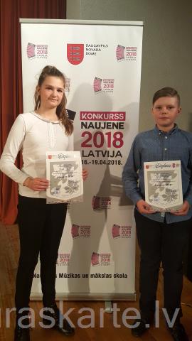 Vita Stivriņa-akordeonistu  solistu konkursā ,,Naujene 2018"
